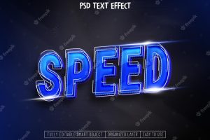 Speed text efefct