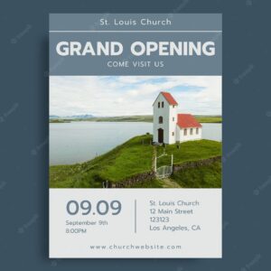 St. louis church grand opening card
