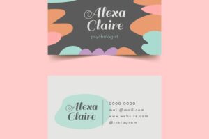 Stains of colours business card