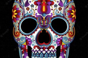 Sugar skull mexican