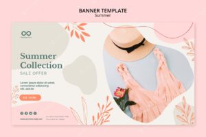 Summer collection sale banner