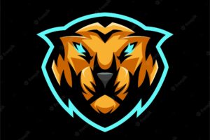 Tiger mascot esport logo