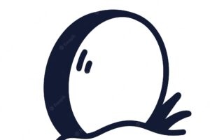 Tombstone doodle icon illustration