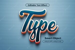 Type-text-style-effect