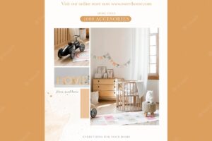 Vertical flyer for home furniture online shop