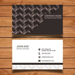 Vintage elegant business card template