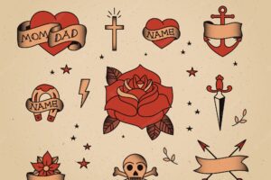 Vintage tattoos collection