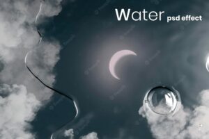 Water psd effect,  easy overlay add-on