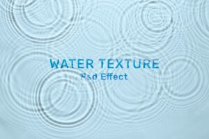 Water texture psd effect, photoshop add-on