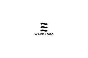 Wave logo design vector illustration