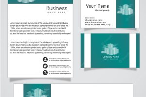 White business stationery