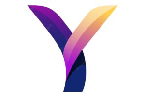 Y letter colorful logo gradient vector designs