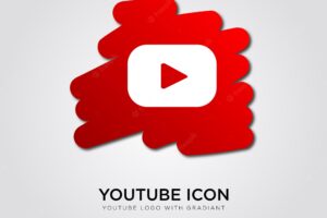 Youtube logo icon red play vector logo jpg jpeg eps icon button youtube flat social media icon youtube company logo icon