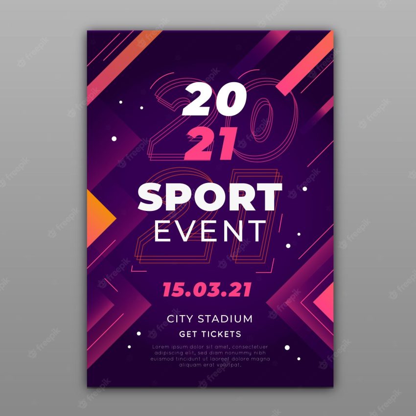 2021 sporting event poster