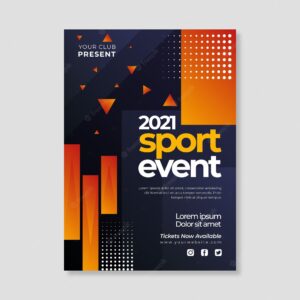 2021 sports event poster