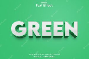3d modern text effects