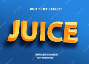 3d yellow twist text effect template