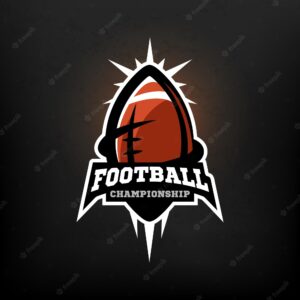 American football championship logo