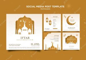 Beautiful ramadan social media posts