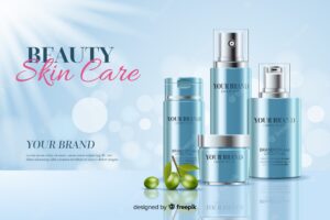 Beauty skin care background