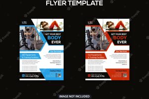 Best body fitness flyer template