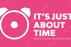 Breast cancer awareness background banner