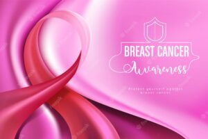 Breast cancer awareness campaign banner