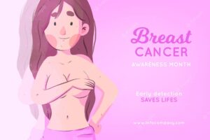 Breast cancer awareness month banner