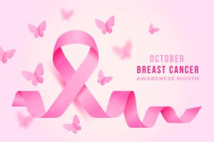 Breast cancer awareness month concept