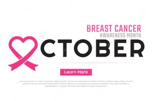 Breast cancer awareness vector background
