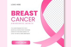 Breast cancer social media post