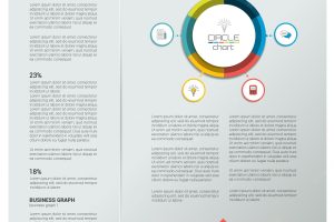 Brochure flyer newsletter annual report layout template business background concept