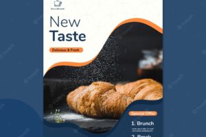 Brunch theme for poster template