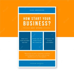 Business book cover template