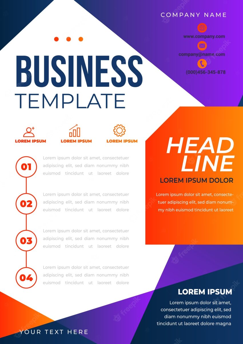 Business template concept