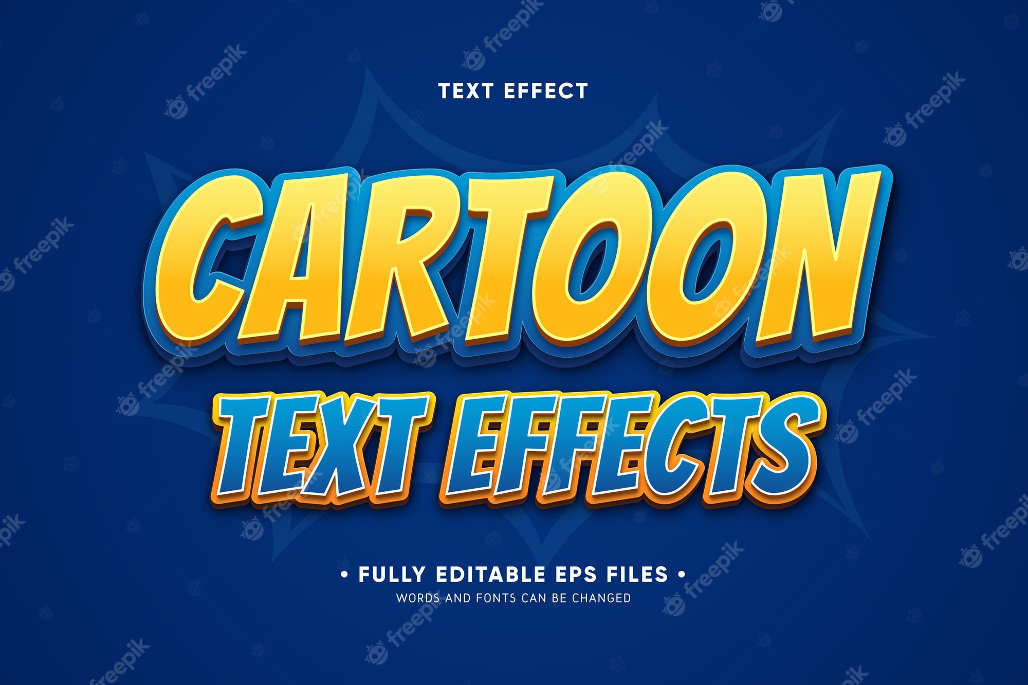 Cartoon text effects - Stokverse