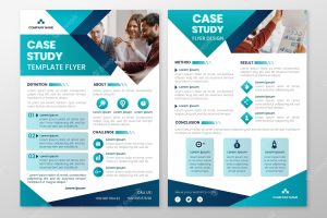 Case study flyer template