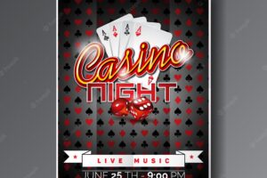 Casino night poster