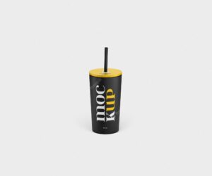 Classic tumbler 16 oz mockup template