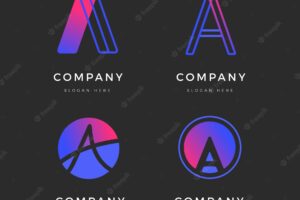 Collection of a logo templates