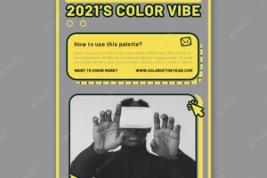 Color of the year social media post