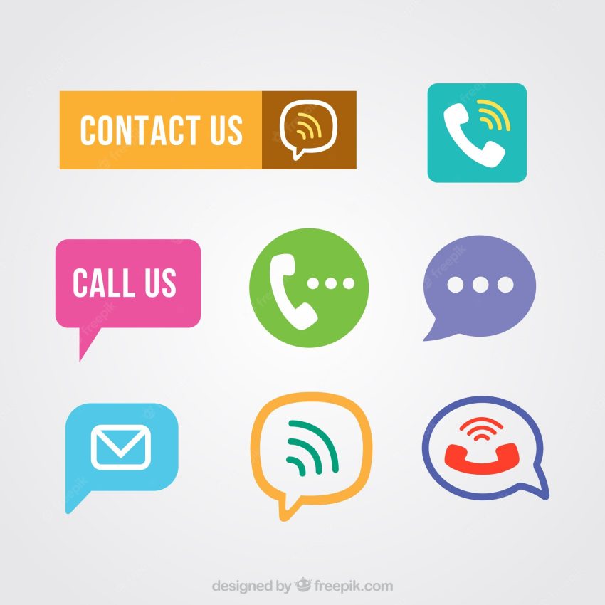 Contact buttons pack