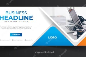 Corporate cover or web banner template