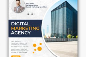 Digital marketing and corporate social media post design