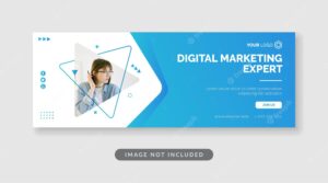 Digital marketing expert banner template