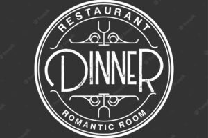 Dinner logo vintage