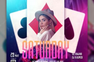 Dj club party social media and instagram post template