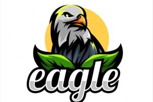 Eagle esport mascot designs illustration