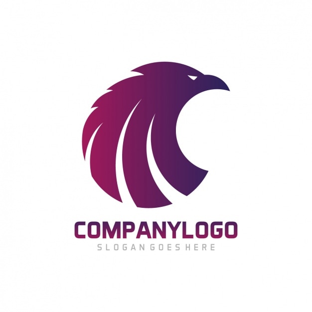 Eagle shape logo template design