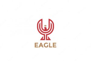 Eaglelogo vector icon.